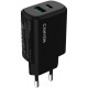Зарядний пристрій Canyon OnCharge 250 25W 1xPD 1xQC EU Black (CNE-CHA250-31)