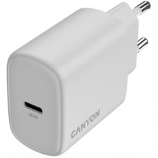 Зарядний пристрій Canyon OnCharge 250 25W 1xPD EU White (CNE-CHA250-01)