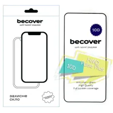 Скло захисне BeCover HMD Pulse Plus 10D Black (713172)