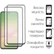 Чохол до мобільного телефона Dengos Kit Samsung Galaxy A56 Matte + 2 pcs glass (Black) (DG-CTG2P-05)