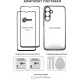 Чохол до мобільного телефона Dengos Kit Samsung Galaxy A56 Matte + 2 pcs glass (Black) (DG-CTG2P-05)
