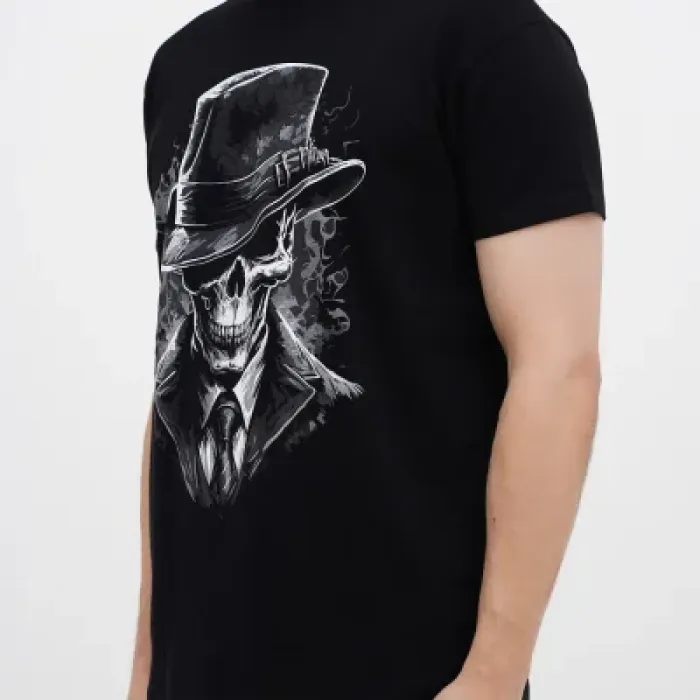Футболка Sol's Imperial Gentlemen's skull насичений чорний L (11500309/395L)