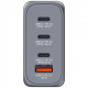 Зарядний пристрій Verbatim GaN 100 W 4 ports (2xUSB-C-100 W,USB-C 65 W /USB-A -3.0) (32202)