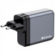 Зарядний пристрій Verbatim GaN 140 W 4 ports (2xUSB-C-140 W,USB-C 20 W /USB-A -3.0) (32203)