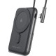 Батарея універсальна Choetech Magnetic Wireless 10000mAh 20W, PD, Qi-15W, USB-C In/Out, build-in cabel, Black (B735-CCBK)