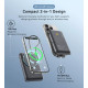 Батарея універсальна Choetech Magnetic Wireless 10000mAh 20W, PD, Qi-15W, USB-C In/Out, build-in cabel, Black (B735-CCBK)