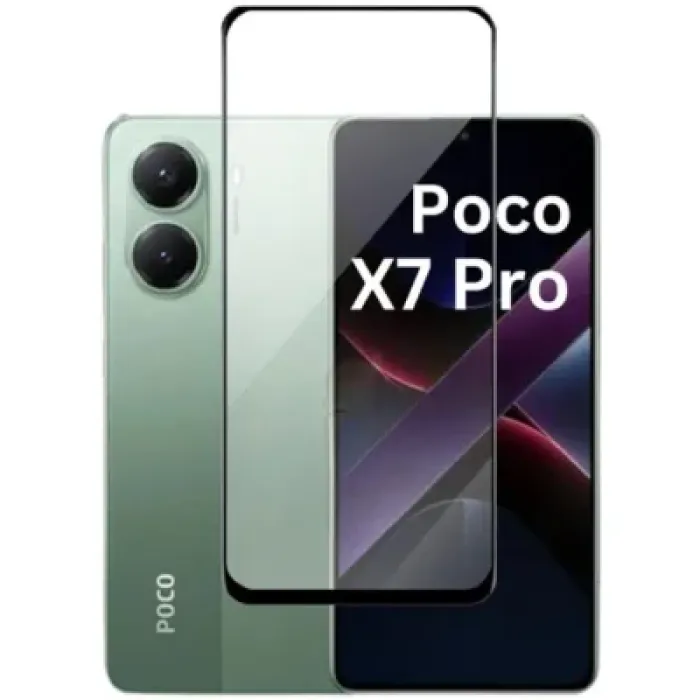 Скло захисне BeCover Poco X7 Pro Black (713415)