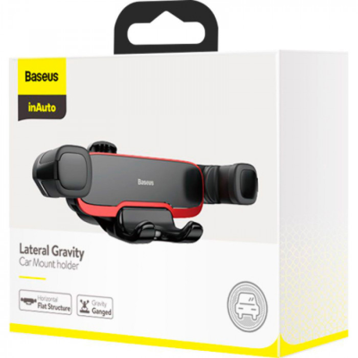 Універсальний автотримач Baseus Mr Hui Gravity Car Mount Black (SUYL-HU01)