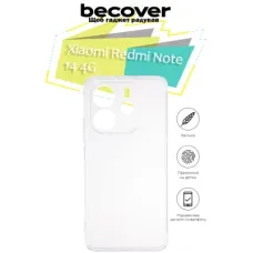 Чохол до мобільного телефона BeCover Xiaomi Redmi Note 14 4G Transparancy (713435)