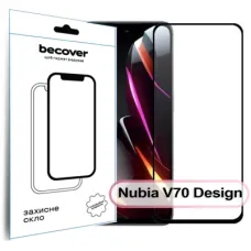 Скло захисне BeCover Nubia V70 Design Black (713455)