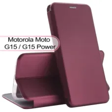 Чохол до мобільного телефона BeCover Exclusive Motorola Moto G15 / G15 Power Red Wine (713515)