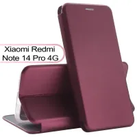 Чохол до мобільного телефона BeCover Exclusive Xiaomi Redmi Note 14 Pro 4G Red Wine (713525)