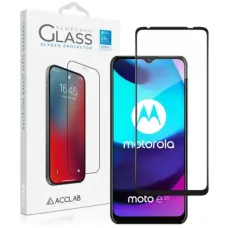 Скло захисне ACCLAB Full Glue MOTO E20 Black (1283126521232)