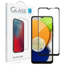 Скло захисне ACCLAB Full Glue Samsung A03 Black (1283126521621)