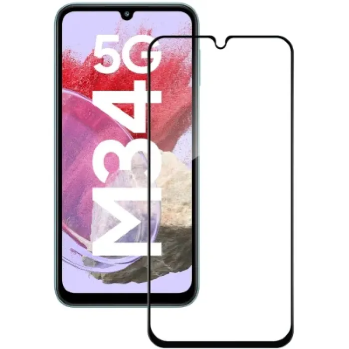 Скло захисне ACCLAB Full Glue Samsung M34 5G Black (1283126575723)