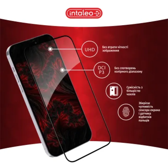 Скло захисне Intaleo Full Glue Infinix Smart 9 Black (1283126599316)
