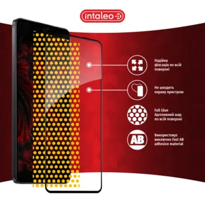 Скло захисне Intaleo Full Glue Xiaomi 13T Pro Black (1283126582622)
