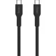 Дата кабель USB-C to USB-C 1.0m OnWire 60CL C-C 60W COLOR Braided 1m Black Canyon (CND-CCAP60AB10B)