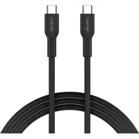Дата кабель USB-C to USB-C 1.0m OnWire 60CL C-C 60W COLOR Braided 1m Black Canyon (CND-CCAP60AB10B)
