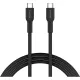 Дата кабель USB-C to USB-C 1.0m OnWire 60CL C-C 60W COLOR Braided 1m Black Canyon (CND-CCAP60AB10B)