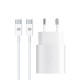 Зарядний пристрій Armorstandart AR-TA800W USB-C 25W White + cable USB-C to USB-C (ARM63804)