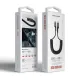 Дата кабель USB-C to USB-C 1.0m Spiral 3A Black Armorstandart (ARM75392)