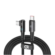 Дата кабель USB-C to USB-C 1.2m 90-degree 100W black Armorstandart (ARM75870)