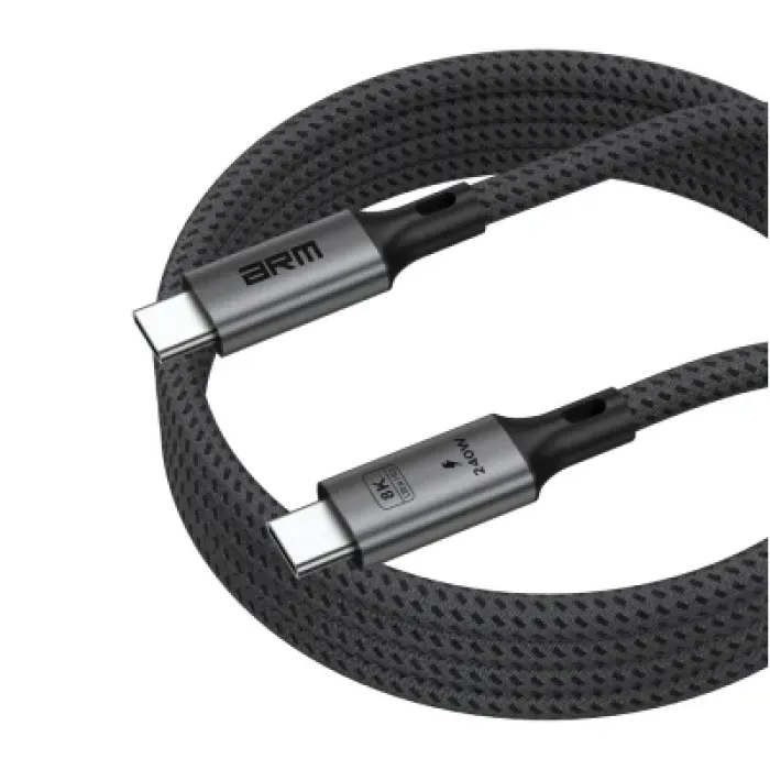 Дата кабель USB-C to USB-C 1.0m USB4 40Gbps 240W 8K60Hz black Armorstandart (ARM81921)