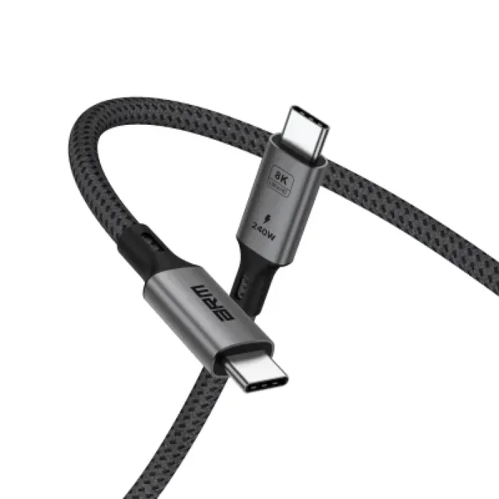 Дата кабель USB-C to USB-C 1.0m USB4 40Gbps 240W 8K60Hz black Armorstandart (ARM81921)