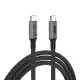 Дата кабель USB-C to USB-C 1.0m USB4 40Gbps 240W 8K60Hz black Armorstandart (ARM81921)