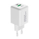 Зарядний пристрій Armorstandart AR371 30W GaN Type-C + USB White (ARM77549)