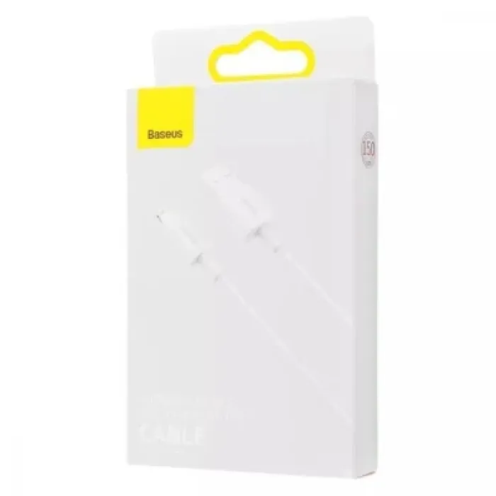 Дата кабель USB 2.0 AM to Lightning 2.0m Superior Fast Charging 2.4A white Baseus (CALYS-C02)