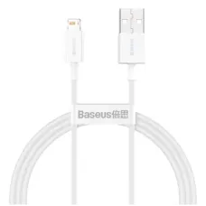 Дата кабель USB 2.0 AM to Lightning 2.0m Superior Fast Charging 2.4A white Baseus (CALYS-C02)