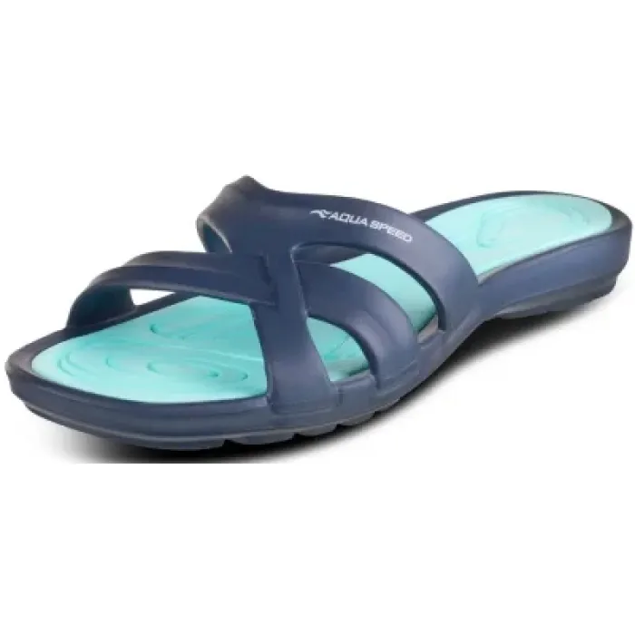 Шльопанці Aqua Speed Panama 513-10 темно-синій, бірюзовий 37 (5908217666024)