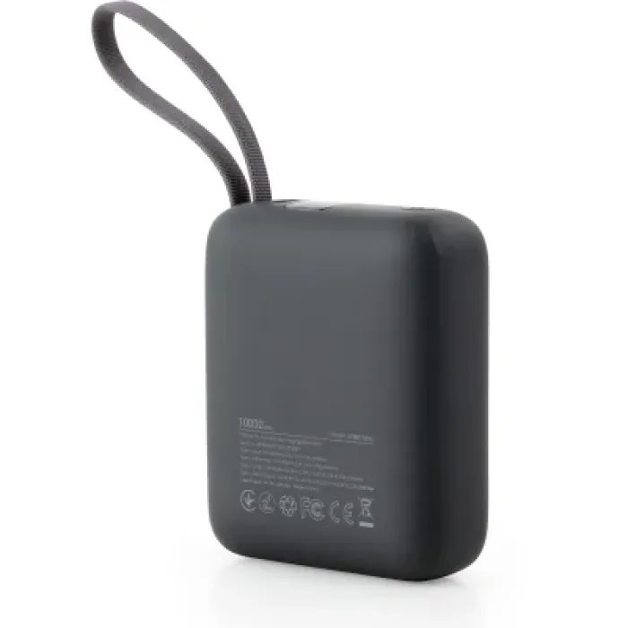 Батарея універсальна Vinga 10000 mAh 35W Display Cable (VPBB1035C)