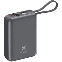 Батарея універсальна Vinga 20000 mAh 45W Display Cable (VPBB2045C)