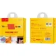 Дата кабель USB 2.0 AM to Lightning 1.0m 2A silicone X21 black+red HOCO (6957531071372)