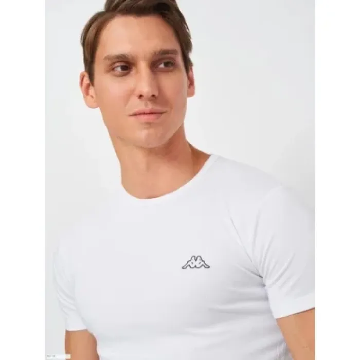 Футболка Kappa T-shirt Mezza Manica Girocollo K1304 Bianco білий XL (8052394813683)