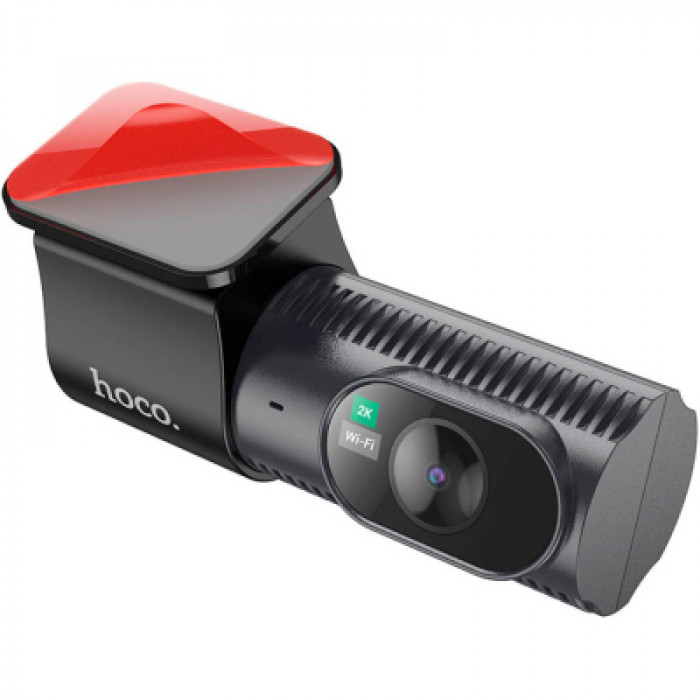 Відеореєстратор HOCO DV8 2K display hidden driving recorder with rear camera Black (6942007623384)