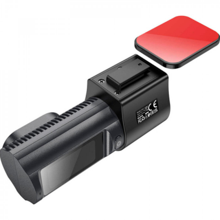 Відеореєстратор HOCO DV8 2K display hidden driving recorder with rear camera Black (6942007623384)