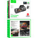 Відеореєстратор HOCO DV8 2K display hidden driving recorder with rear camera Black (6942007623384)