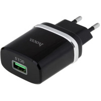 Зарядное устройство HOCO C12Q Smart USB QC3.0 18W Black (6931474716255)