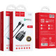 Зарядний пристрій HOCO C12Q Smart USB QC3.0 + cable USB to USB-C 18W Black (6931474716293)