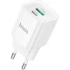 Зарядний пристрій HOCO C147A Charm 1xUSB-C PD20W + 1xUSB QC3.0 White (6942007630276)
