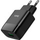Зарядний пристрій HOCO C72Q Glorious USB QC3.0 18W Black (6931474732507)