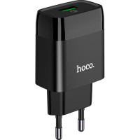 Зарядное устройство HOCO C72Q Glorious USB QC3.0 18W Black (6931474732507)