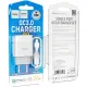 Зарядний пристрій HOCO C72Q Glorious USB QC3.0 + cable USB to Micro 5P 18W White (6931474732538)