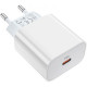Зарядний пристрій HOCO C76A Plus Speed Source USB-C PD20W White (6931474746917)