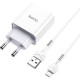 Зарядний пристрій HOCO C81A Asombroso USB + cable Micro 5P 10.5W White (6931474727954)