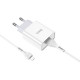 Зарядний пристрій HOCO C81A Asombroso USB + cable Micro 5P 10.5W White (6931474727954)